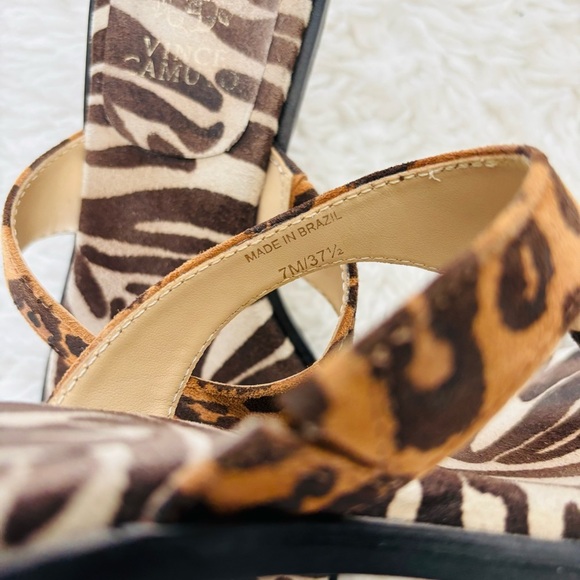Vince Camuto Animal Print Women's Sandals size 7 M - Picture 9 of 11